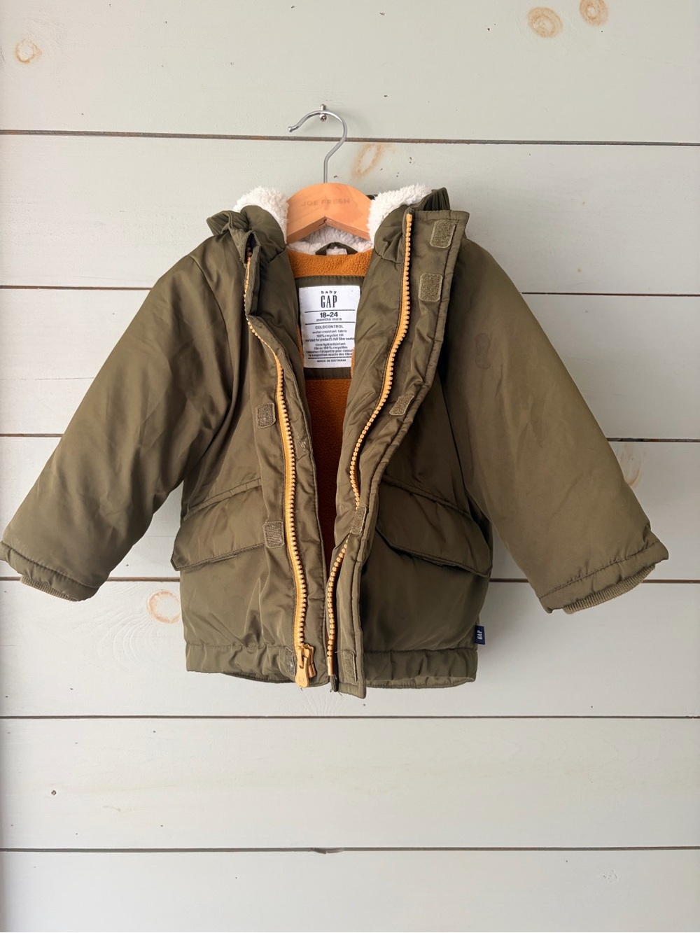 🫒 Baby Gap ColdControl Water-Resistant Puffer Jacket